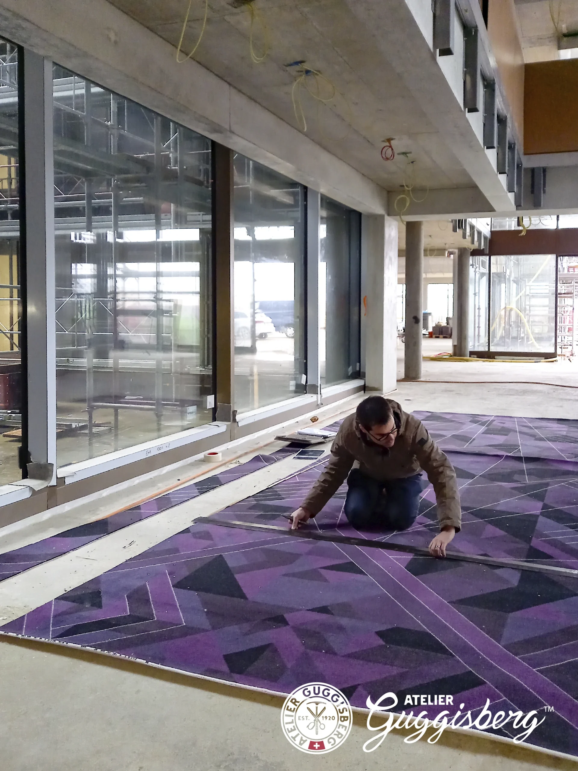 Guggisberg Moquette Installation